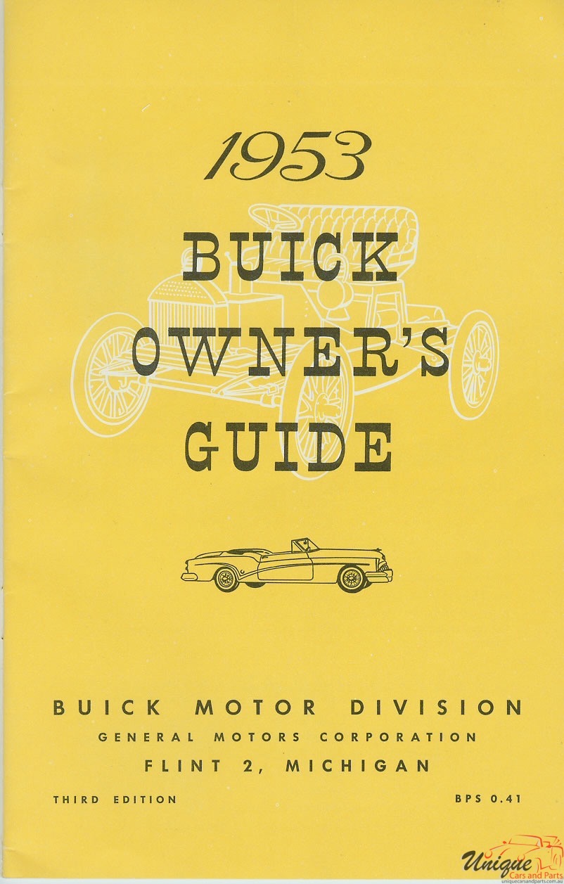 1953 Buick Owners Guide Page 10
